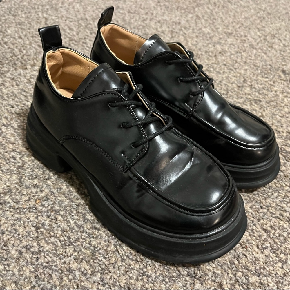 Platform Oxford shoes